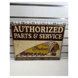 Indian motorcycle sign