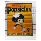 Popsicles sign
