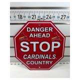 Cardinal country sign