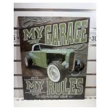 My(our) garage sign