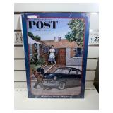 Saturday evening post sign