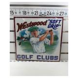 Westwood golf clubs sign