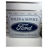 Ford sales and service sign