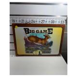 Big game sign