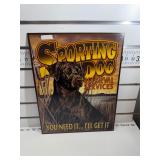 Sporting dogs sign