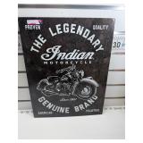 Legendary Indian motorcycle sign