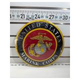 USMC round sign
