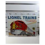 Lionel train sign