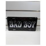 Bad boy license plate