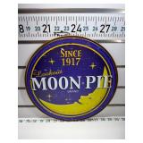 Moon pie round sign