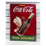 Work refreshened coke sign