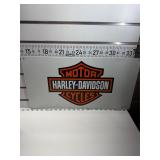 Harley Davidson motorcycle sign