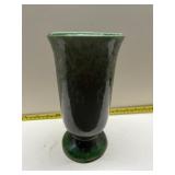 Hager pottery green vase