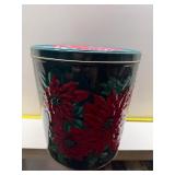 Large Christmas popcorn tin