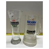 Pair of Heineken glasses