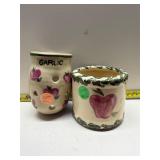 Alpine pottery pieces