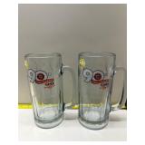 A&W tall glass mugs
