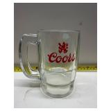 Coors glass mug