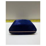 Birks blue velvet watch or bracelet box