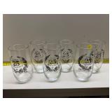 25th silver anniversary glasses