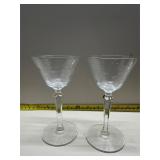 Tall sherbert glass