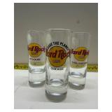 Hard Rock Cafe shot glasses