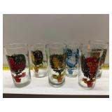 Incomplete 12 days of Christmas glasses