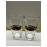 Miller genuine draft glasses