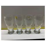 Anheuser-Busch Clydesdale glasses