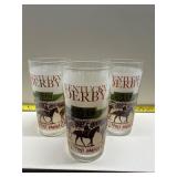 1985 Kentucky Derby 'Post Parade' Glasses
