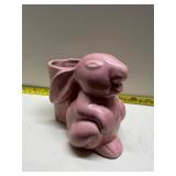 vintage ceramic or pottery bunny planter