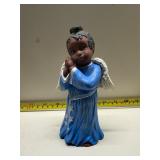 African American child angel figurine