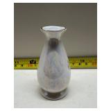 Small milky glass toothpick vase