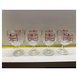 Budweiser beer goblets