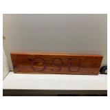 Osu wood plaque