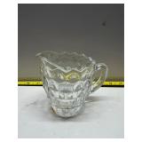 Fostoria American clear glass creamer