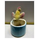 Rooster design small planter