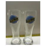 Blue moon tall glasses