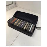Vintage cassette tape tapes with case