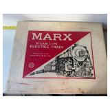 Marx steam type electric train set