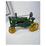 John Deere cast-iron spark wheel tractor toy