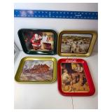 Group of Coca-Cola Trays