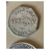 Newark Ohio bowling alley music hall coin