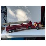 Nylint Aerial Hook-N-Ladder steel fire truck