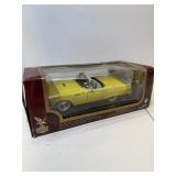 die-cast model of a 1955 Ford Thunderbird convert