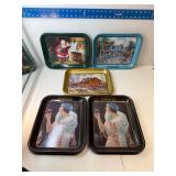 Group of Coca-Cola Trays