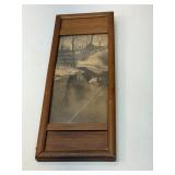 Vintage farm scenery photo