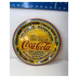 Round Coca-Cola tray
