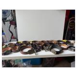 Very large lot good name brand belt lot