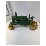 John Deere OP cast iron tractor toy